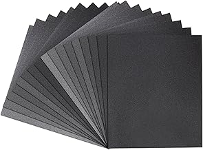 18 Sheets Wet and Dry Sandpaper for Cars, 120 to 10000 Grit Sanding Paper, Sand Paper for Metal Wood Walls Furniture Polishing Finishing Sandpaper Car Sanding Kit(9x11 Inch)