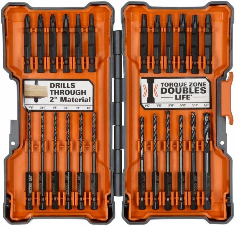 Ridgid AC98241 24-Piece Impact Drilling and Driving Kit