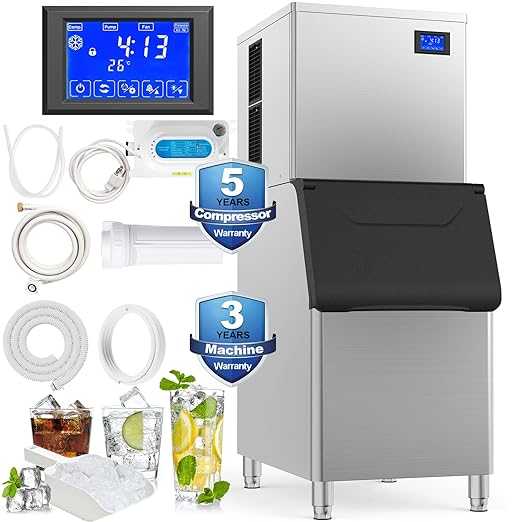 Ice Machine Commercial Ice Maker Machine Large Industrial