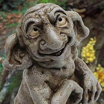 メキシコ製　ガーゴイル像　 高さ56cm　天然ゴム系製品　置物　イベント用等 メキシコ製 ガーゴイル像 高さ56cm 天然ゴム系製品 置物