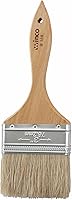 Winco WBR-30 Heavy-Duty 3-Inch Boar Bristle Pastry Brush - Even Glazing for Baking & Grilling