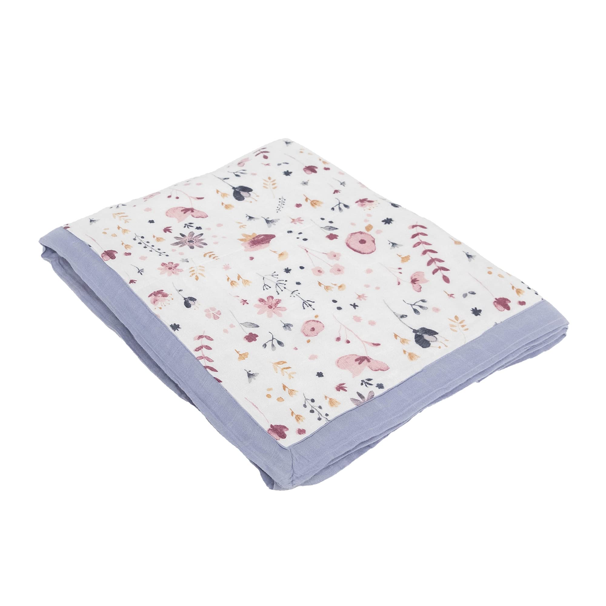 Little Unicorn – Fairy Gardens Deluxe Muslin Quilt | 100% Rayon Muslin from Bamboo | Super Soft Blanket | Babies and Toddlers | X-Large 60" x 72” | Machine Washable