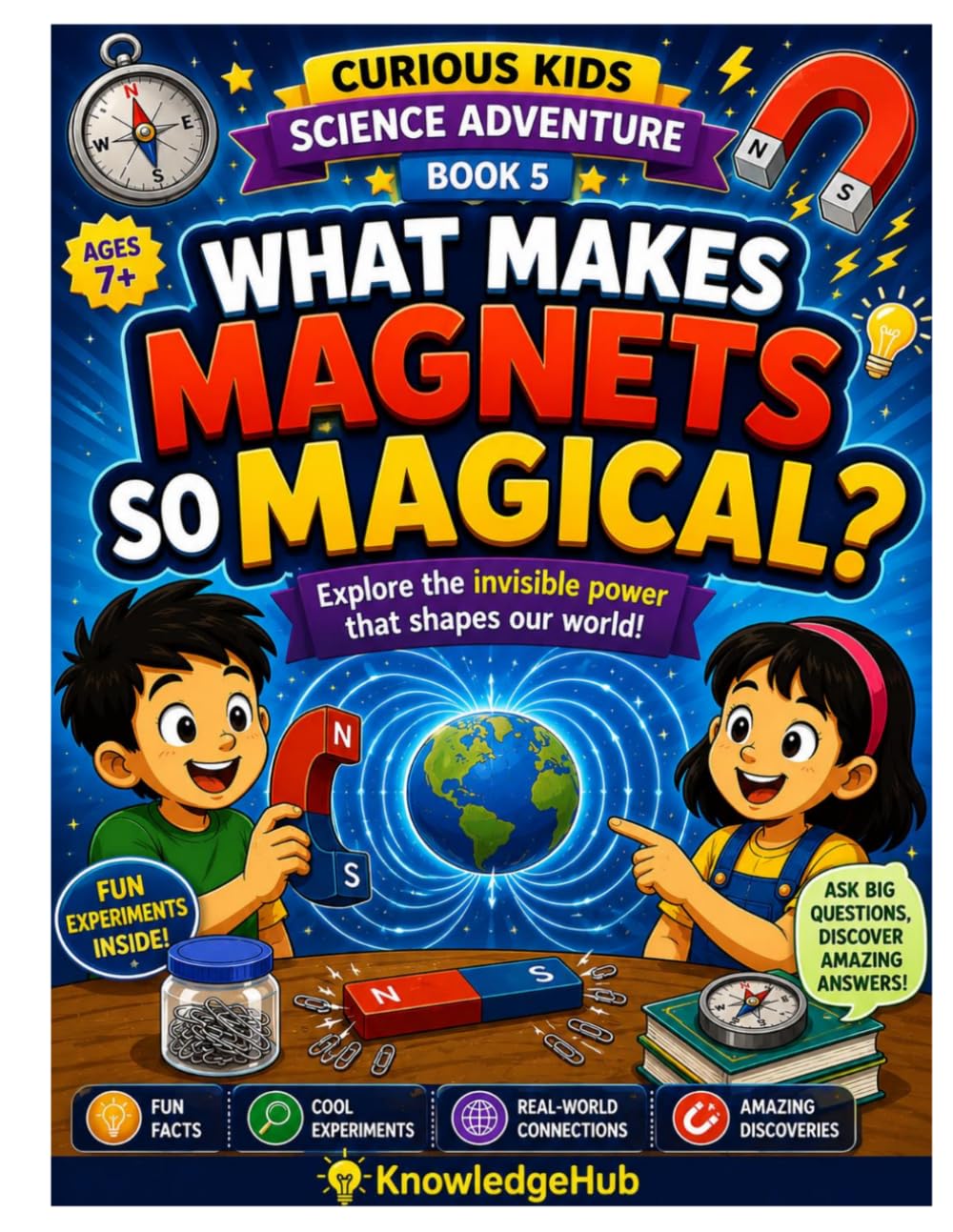 What Makes Magnets So Magical?: A Fun Exploration of Magnets, Forces, and Invisible Energy! (Curious Kids Science Adventure)