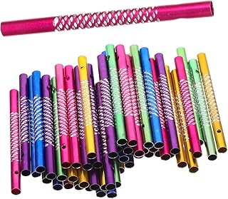 FUNOMOCYA 50 Pçs Sinos De Vento DIY Sinos De Vento Kits DIY Ferramentas Para Crianças Ferramentas DIY Tubos De Sino De Vento Sinos De Vento Extra Grandes Tubo De Carrilhão De Vento DIY Tubo