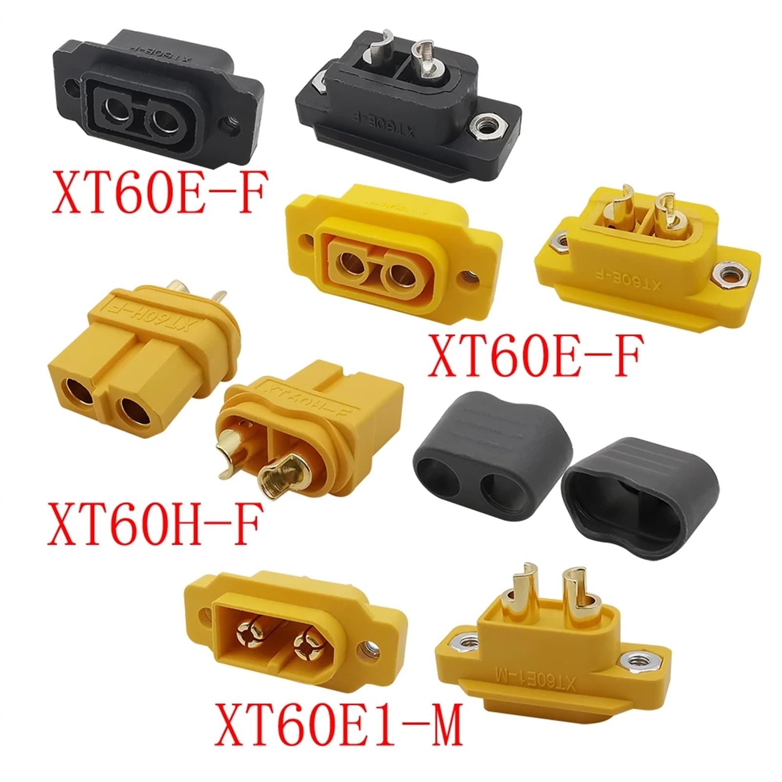 Złącze XT XT30 XT60 XT60E1 XT60H XT60E XT60EW XT60W XT90, EC5 wtyk typu T, żeński, wtyki akumulatora, 20 sztuk (10 par XT90)