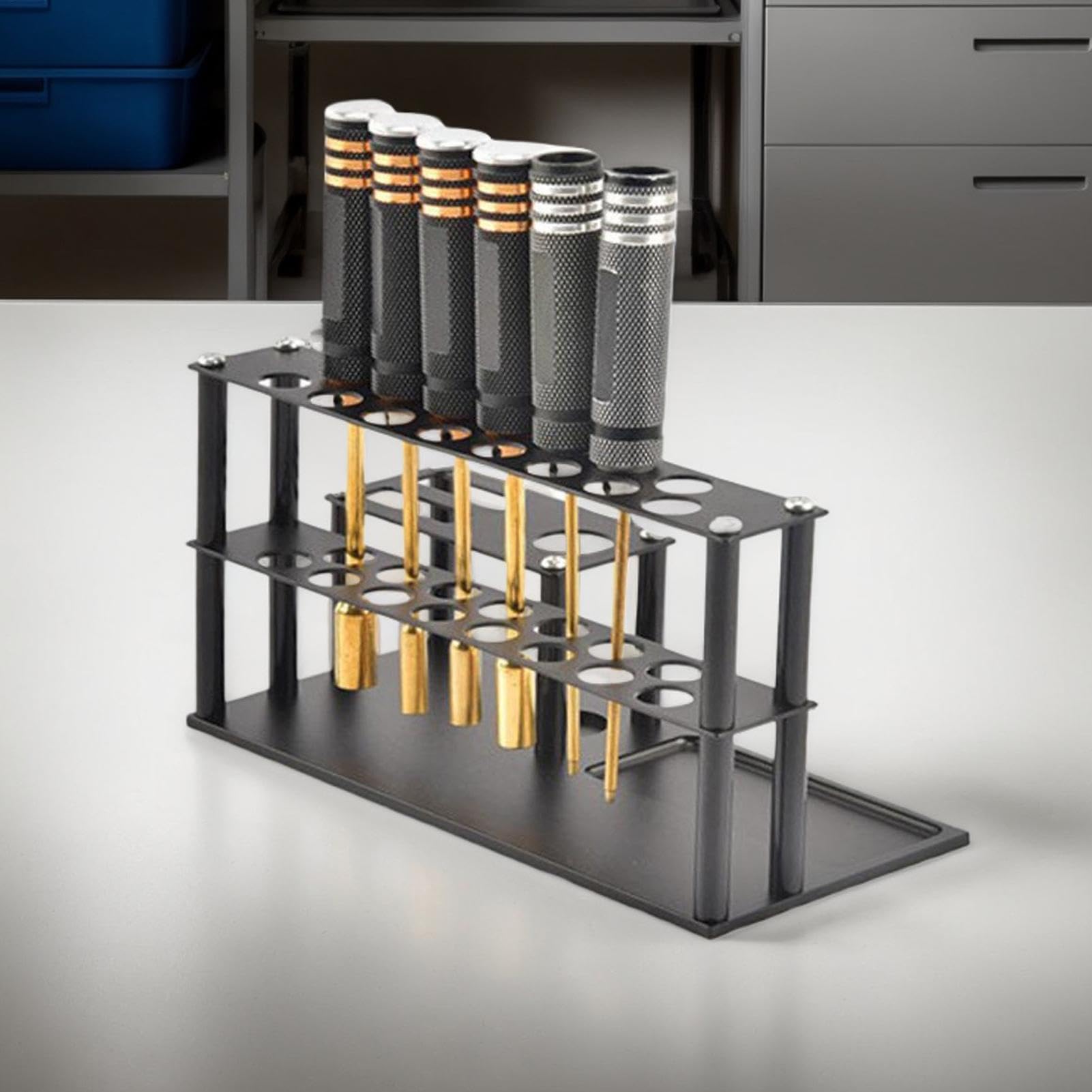 Support de rangement pour tournevis pour bureau, organisateur d'outils de voiture Rc,Support de rangement pour tournevis modèle avion avec plateau à vis | Porte-outil de tournevis, organisateurs de Ki
