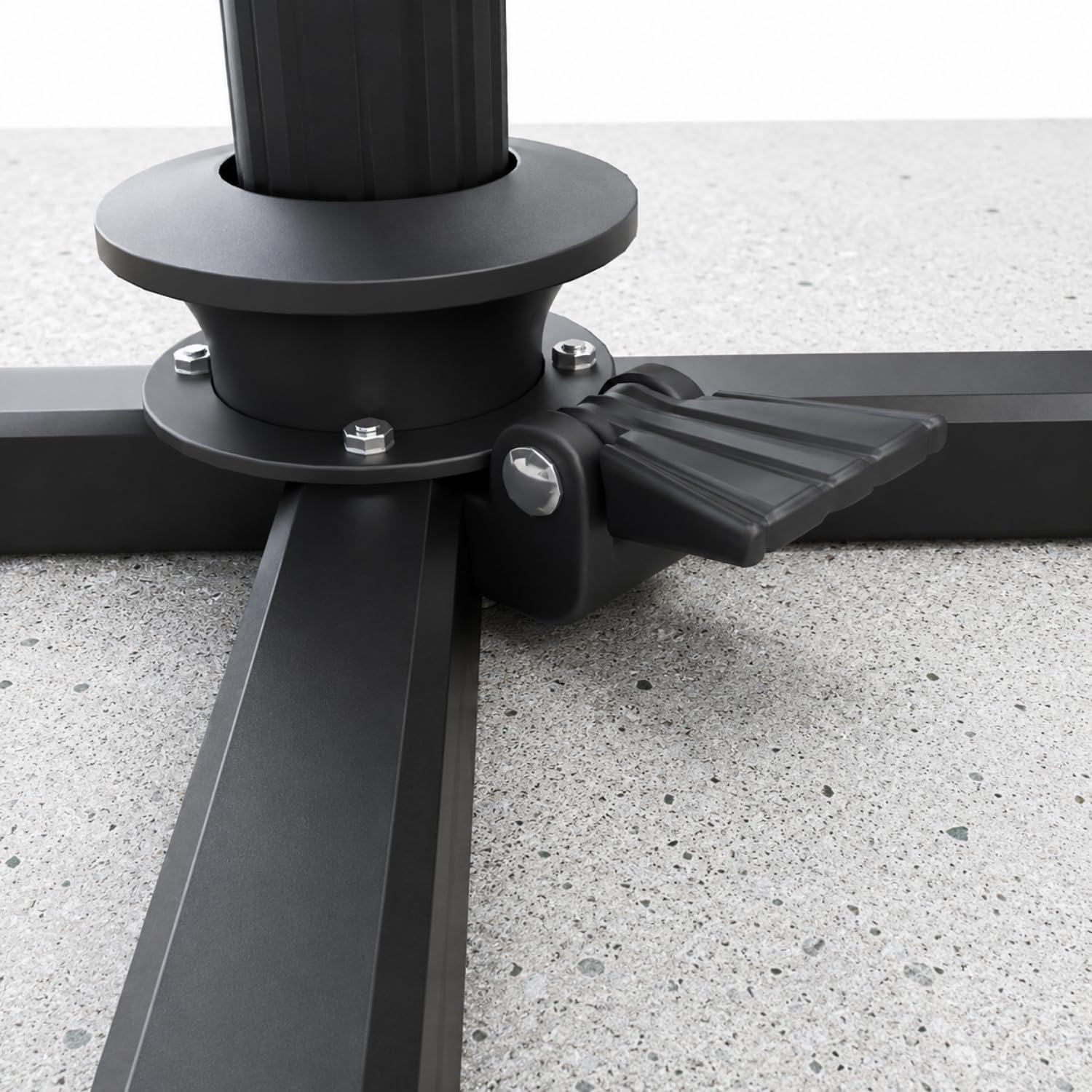 Ombrellone 3x3 M Giardino Braccio Retrattile Per Piscina Terrazze Bar Hotel In Acciaio Inossidabile Braccio Rotabile 360° Impermeabile Resistente Ai Raggi UV Grigio Chiaro