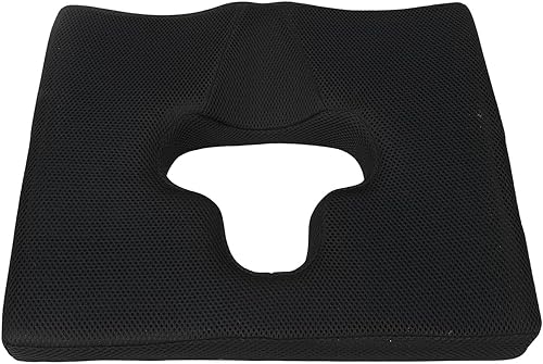 Cojín para úlceras de cama para glúteos, almohada de alivio de presión de fibra para respirar libremente, diseño de pendiente triangular con