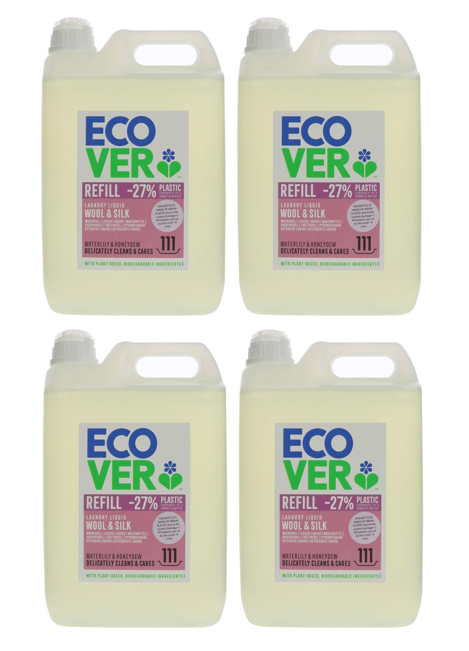 (4 PACK) - Ecover - Delicate | 5000ml | 4 PACK BUNDLE
