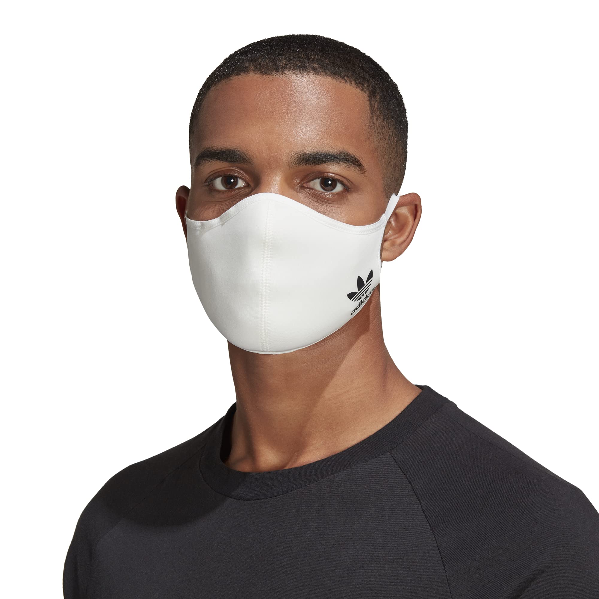 adidas HB7850 FACE CVR M/L Mask Men's white/black Size NS : Amazon.co.uk:  Health \u0026 Personal Care