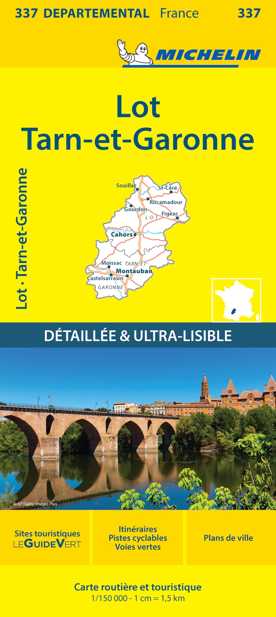 Lot, Tarn-et-Garonne - Michelin Local Map 337: carte routière et touristique (Michelin départemental France, 337)