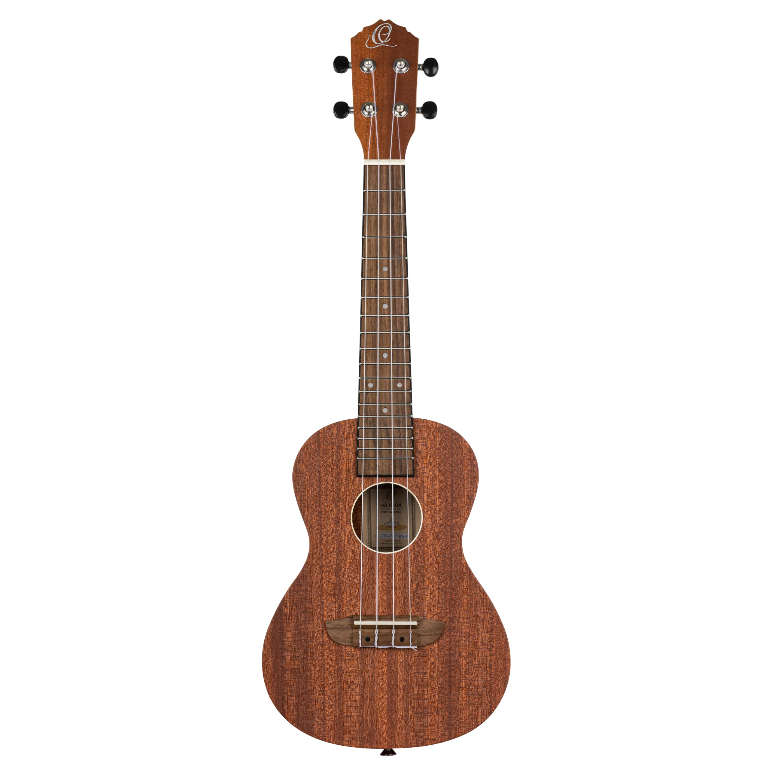 Ortega Guitars Ukulélé Concert Acoustique – Série Timber – Housse Incluse – Sapele, Naturel (RFU11S)