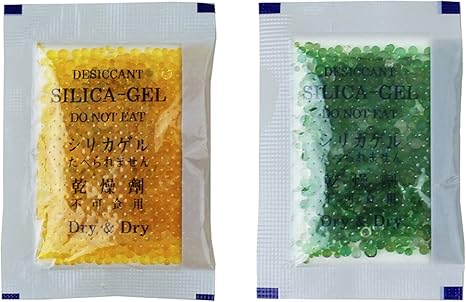 Amazon Dry Dry 50個パック 5グラム 青 プレミアム 色変化 青からピンクに シリカゲルパック 再使用可能 50 Pack Orange オレンジ キッチン用品 オンライン通販