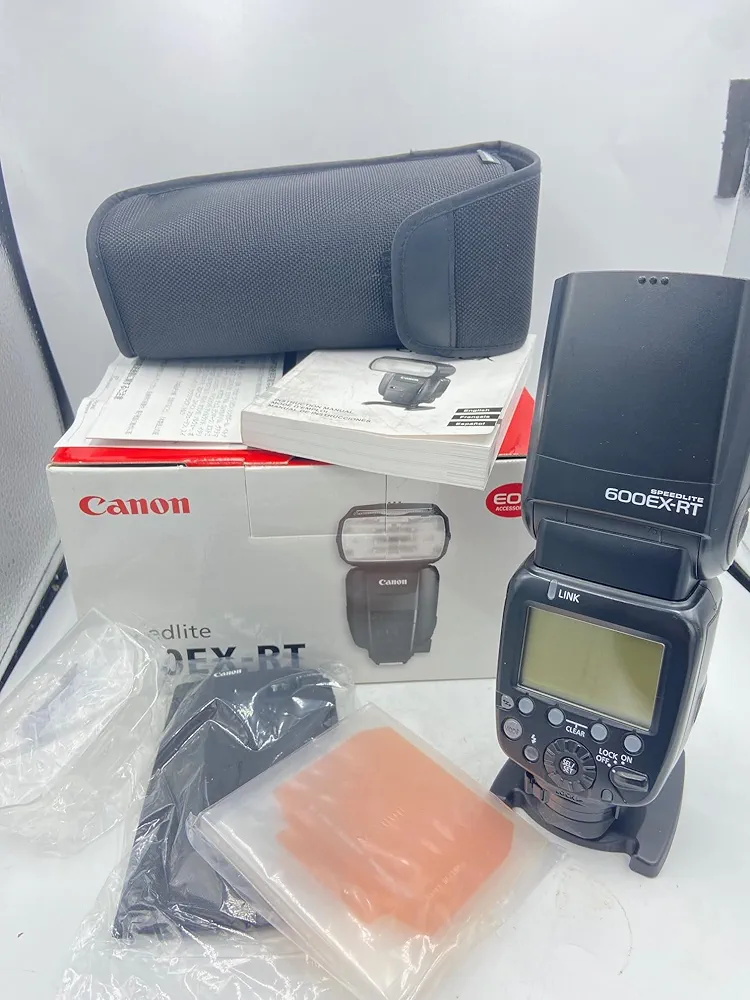 Canon Speedlite 600EX-RT 本体と付属品 Amazon.com : Canon Speedlite 600EX-RT Flash : On Camera Shoe Mount