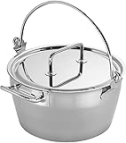 Demeyere Resto Maslin Pan w/ Lid, 10.6 qt.