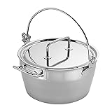Demeyere Resto Maslin Pan w/ Lid, 10.6 qt.