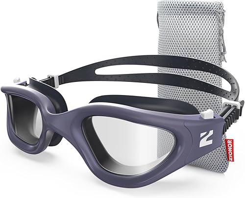 ZIONOR Gafas de natación G1 SE antivaho para adultos, hombres y mujeres