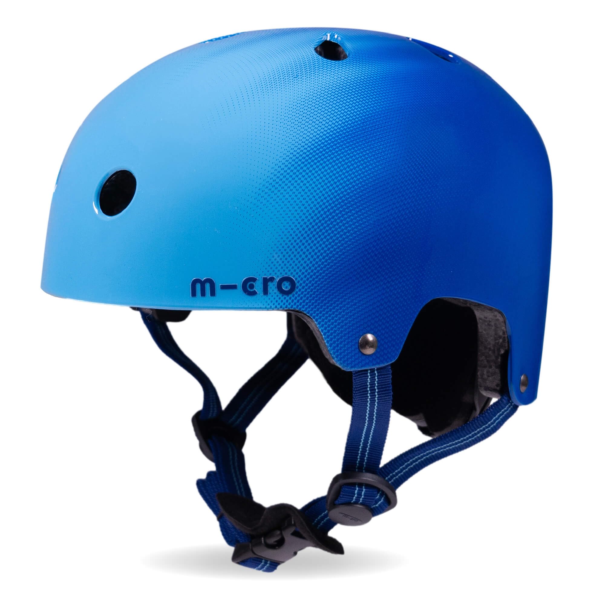 Micro Scooters | Bike/Scooter Printed Deluxe Children's Helmet | Cycling Accessories | Adjustable Headwear | Boys & Girls | 48-54cm | Ombre Blue โ image 1