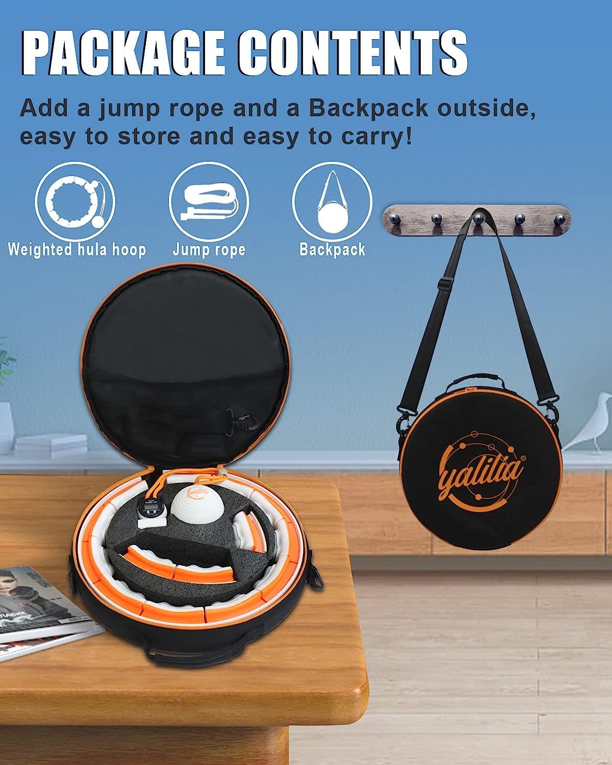 Infinity Hoop – Gewichteter Hula Fit Reifen für Gewichtsverlust & Taillen-Übung für Frauen/Erwachsene – Perfekte Fitness- und Geschenkoption, verbessern Sie Ihre Workout-Routine mit dem ultimativen
