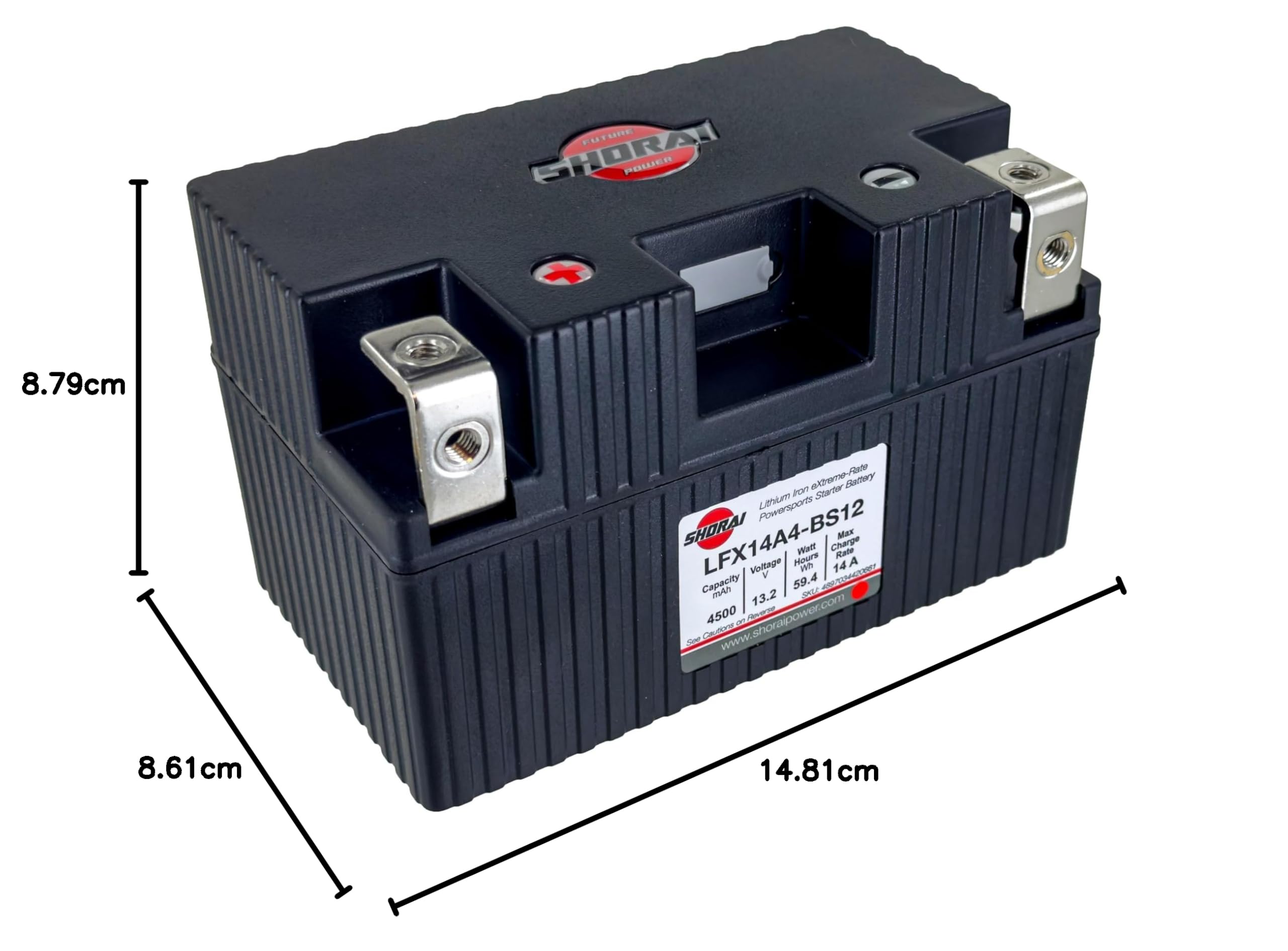 Amazon | SHORAI LFX バッテリー LFX14A4-BS12 | バイクバッテリー