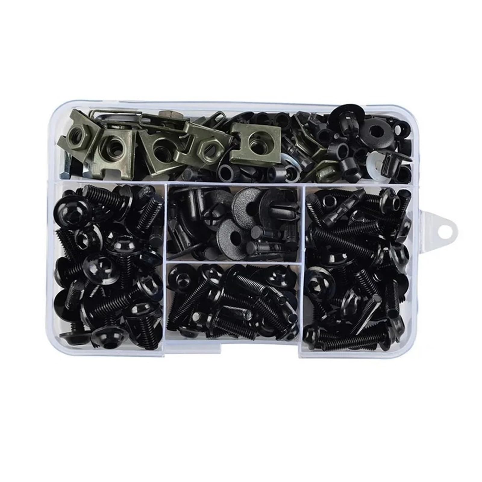 Motorrad Verkleidungsschrauben Für XMAX250 XMAX300 XMAX400 195Pcs Motorrad Verkleidung Windschutzscheibe M5 M6 Aluminium Schrauben Schrauben Kit Mutter Clips