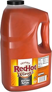 Frank's RedHot Xtra Hot Buffalo Wings Sauce, 1 gal - One Gallon Jug of E...
