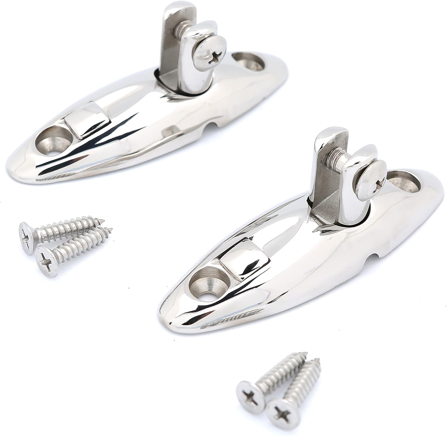 Mxeol Bimini Swivel Mount Quick Release Hinge Stainless Steel Pair