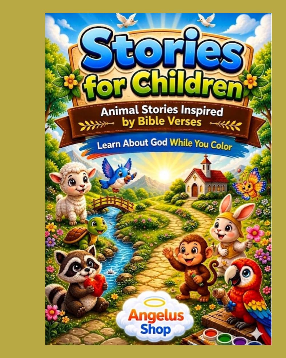 Stories for Children Animal Stories Inspired by Bible Verses: Learn About God While You Color