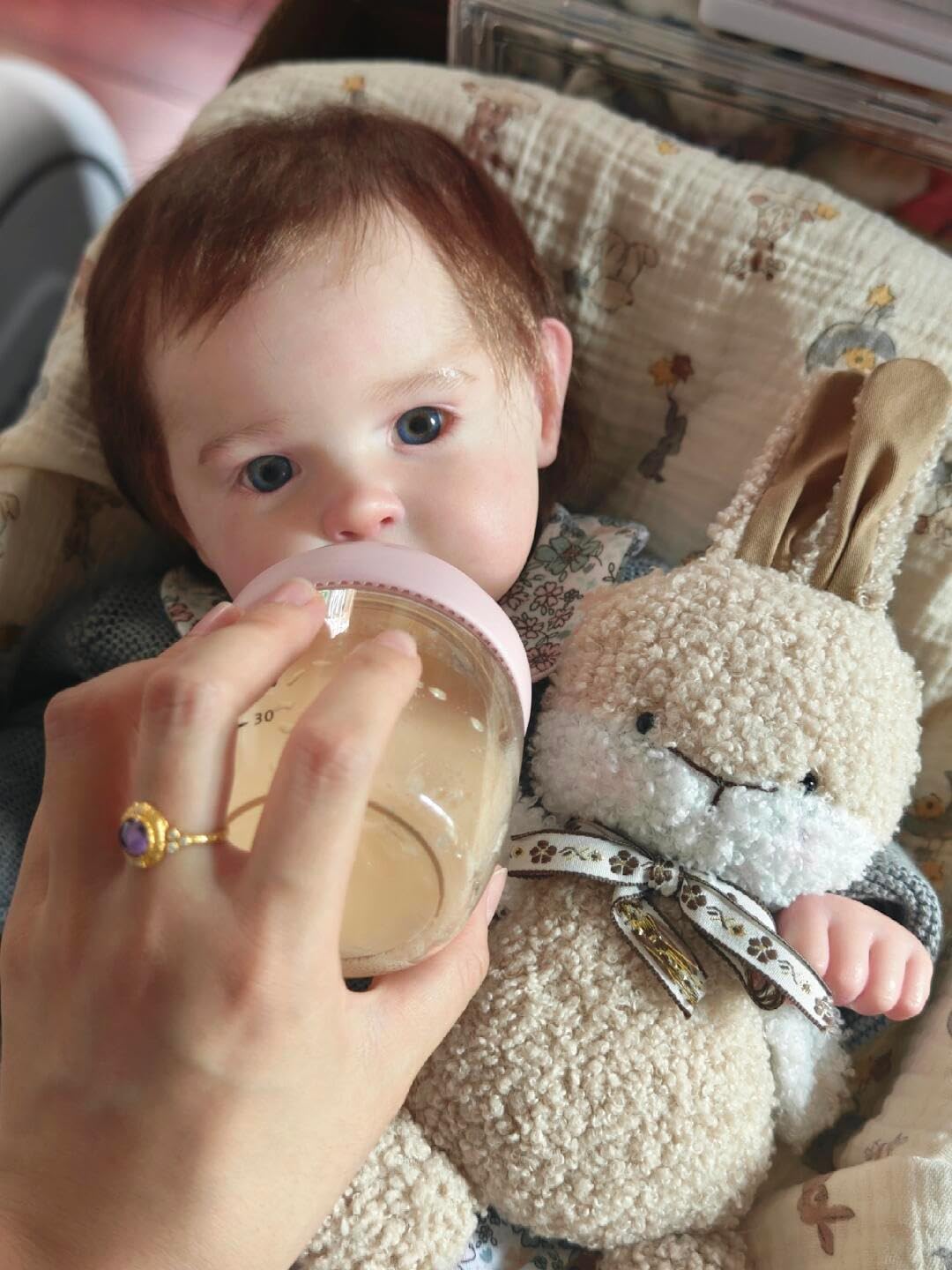 RXDOLL Realistyczne lalki Reborn Baby Dolls silikonowe na całe ciało, winylowa dziewczyna, 50 cm, prawdziwe życie, anatomicznie poprawna, noworodek, realistyczna lalka dla małych dzieci, z zabawką do