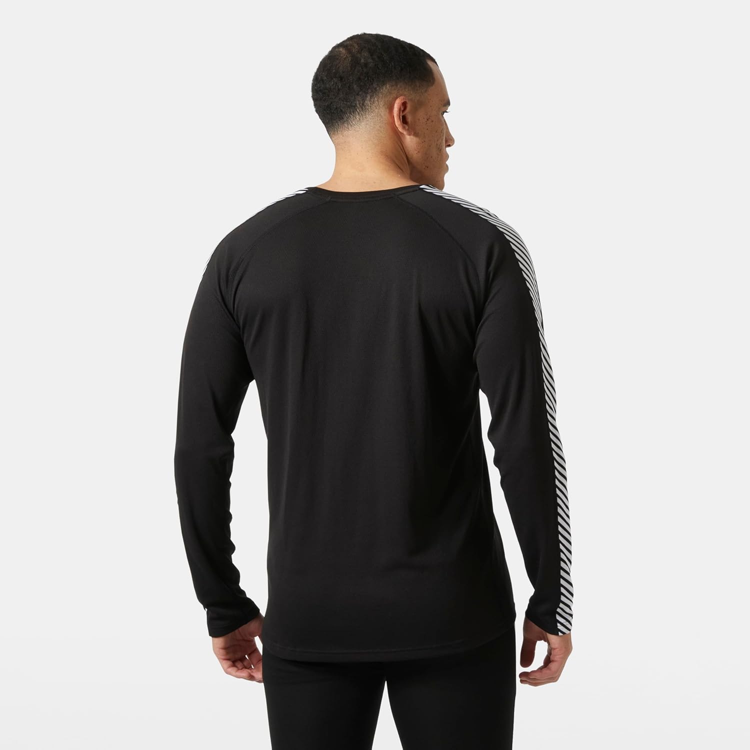 Helly-Hansen LIFA Active Stripe Crew Men's Baselayer - Breathable, Moisture-Wicking Thermal Shirt for Outdoor Activities - Image 4