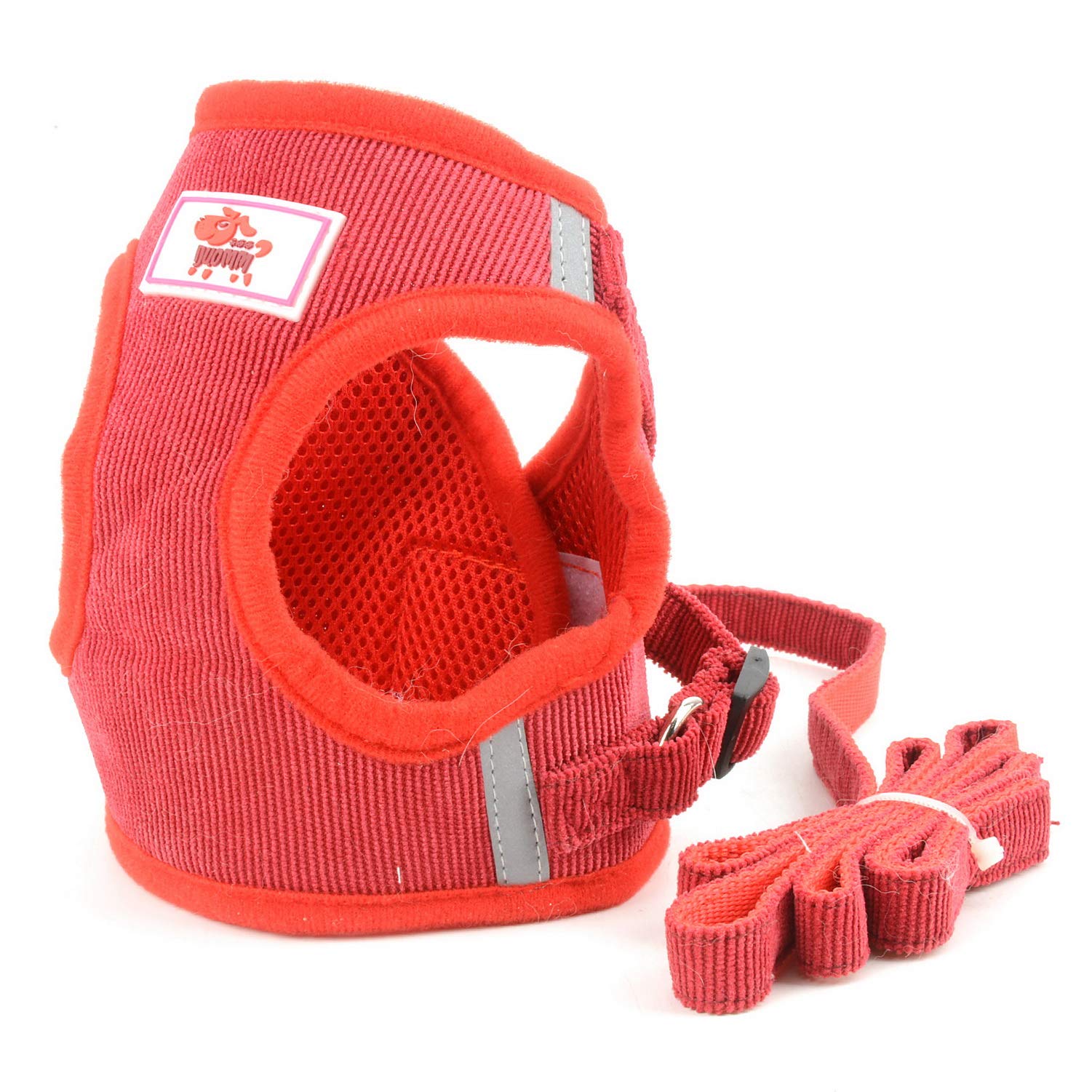 Pettorina E Guinzagrio Zunea Per Cani Piccoli - Velluto Riflettente, Regolabile - Per Cuccioli, Chihuahua, Gatti - Foto 12