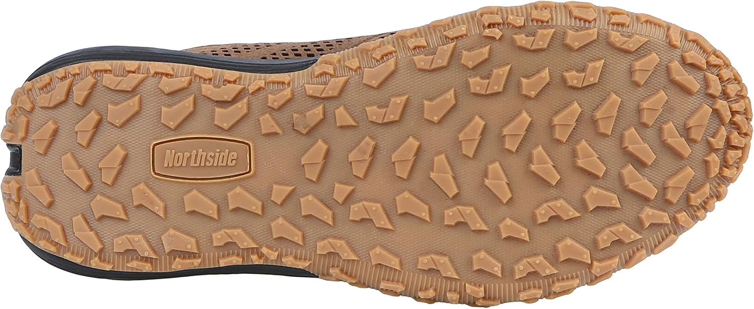 Northside Mens Benton Moc Hiking Shoes - Comfortable Slip-On Breathable Washable Insole Materials Cushy Traction - Lightweight Rugged Design Durable Rubber Outsole