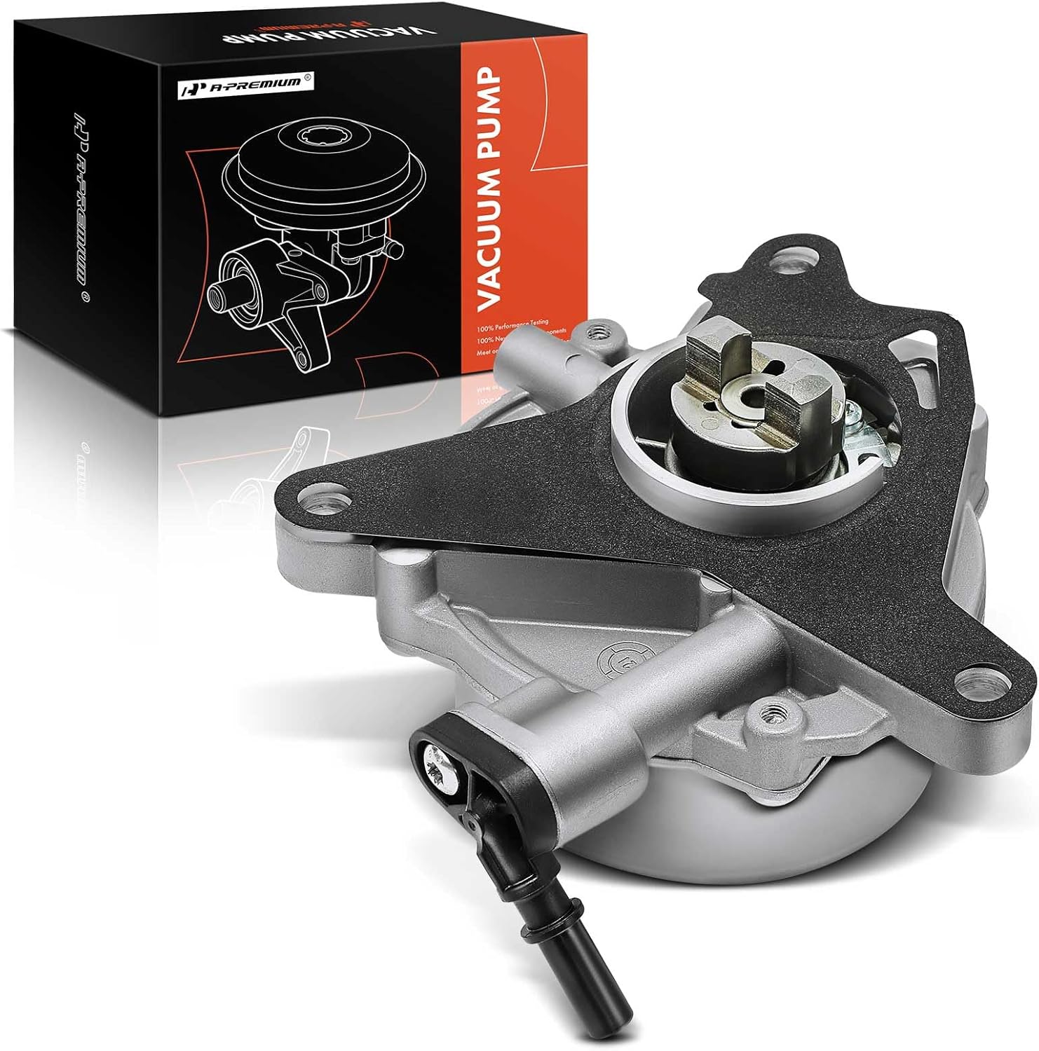 A-Premium Vacuum Pump Compatible with Select Jeep, Dodge and Fiat Models - Renegade 2015-2018, Dart 2013-2016, 500 2012-2019, 500X 2016-2018, 500L 2014-2019 - 1.4L 1.8L 2.4L