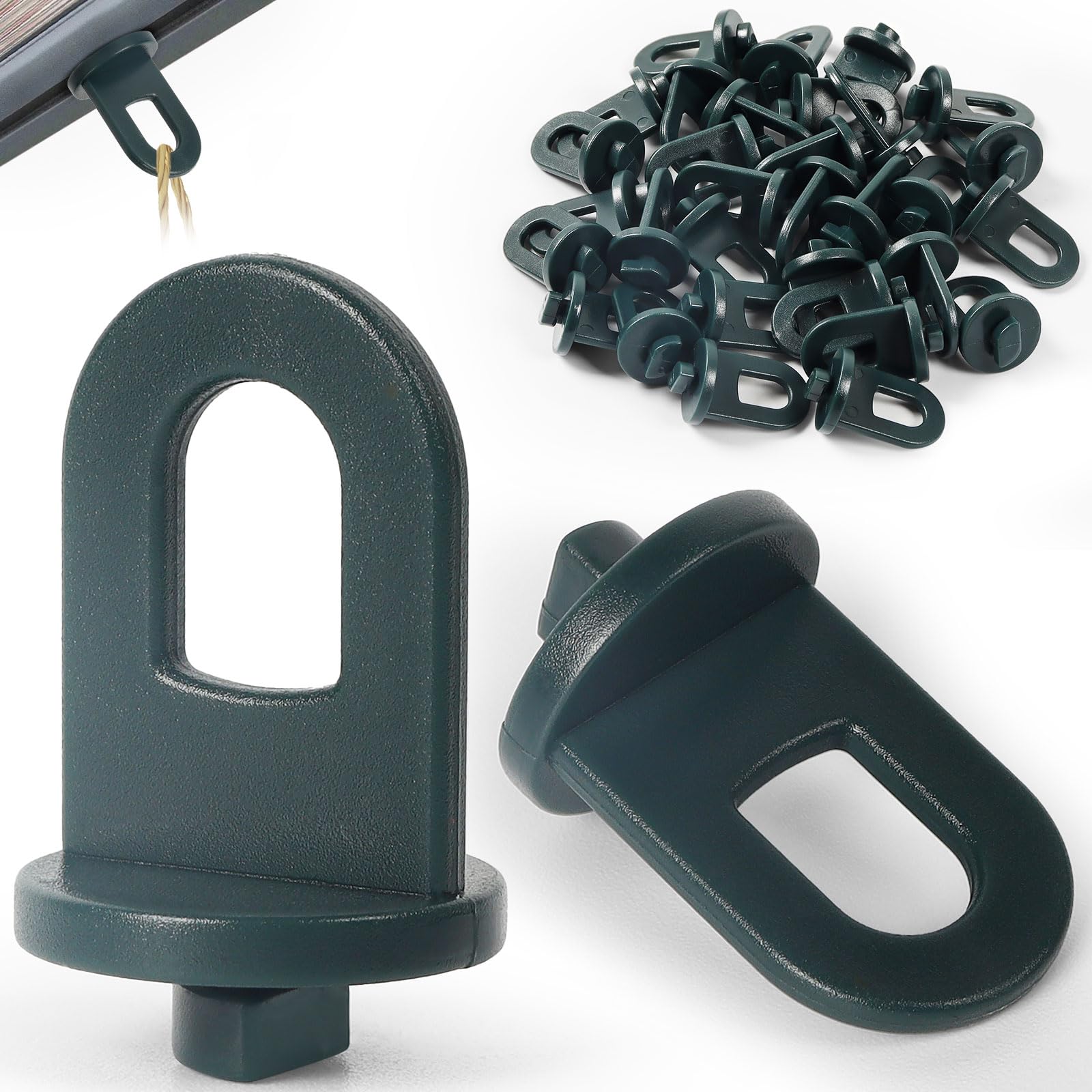 Clips à Effet de Serre Lot de 50 Attaches en Plastique Polyvalents