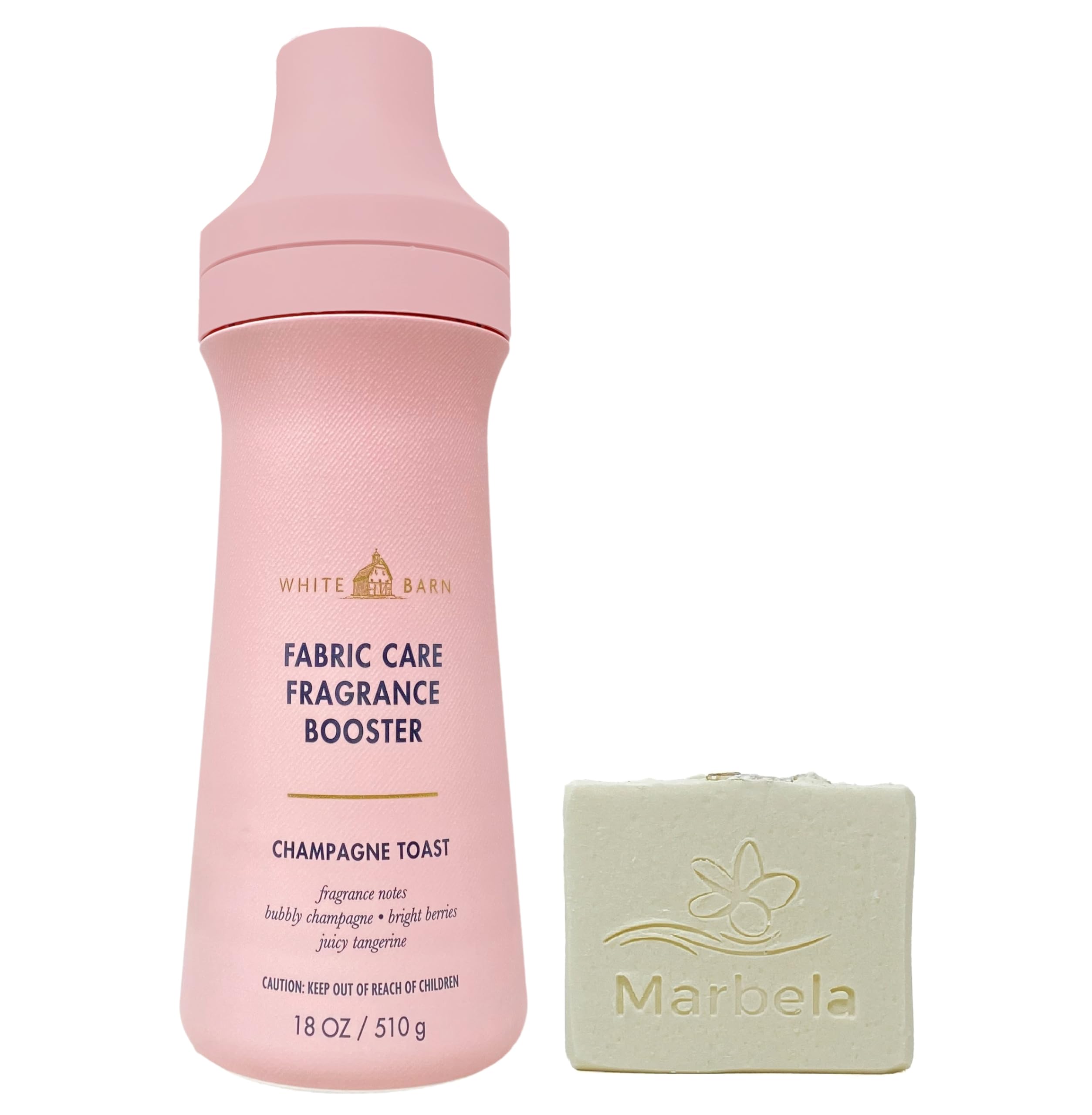 Bath & Body Works Champagne Toast Fabric Care Fragrance Booster with a Natural Oats Bar Soap