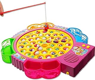 Fishing toy battery operated 42 fishes with 4 fishing rods