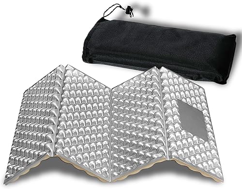 Miniatura 10 de Almohadilla plegable para acampar - Almohadilla de asiento de espuma para mochileros Verde,Beige,https://www.amazon.com/dp/undefined