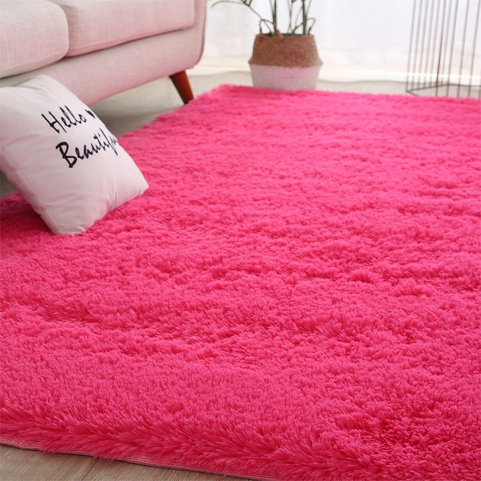 Tapis antidérapant épais et super doux pour sécuriser votre salon