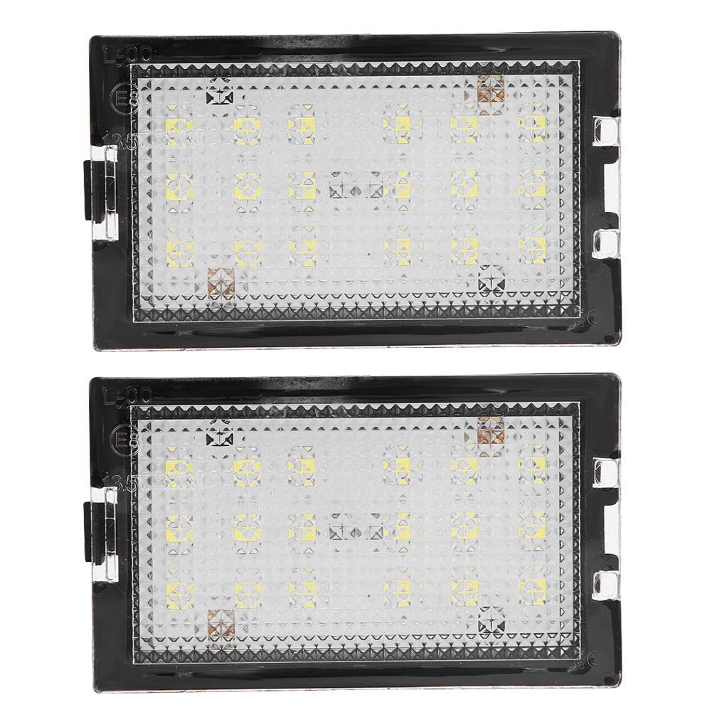DEWIN Placa de Matrícula Luz Libre Error LED Luz de Matrícula Lámpara para Land Range Rover Sport L320 2005-2013 2Pcs
