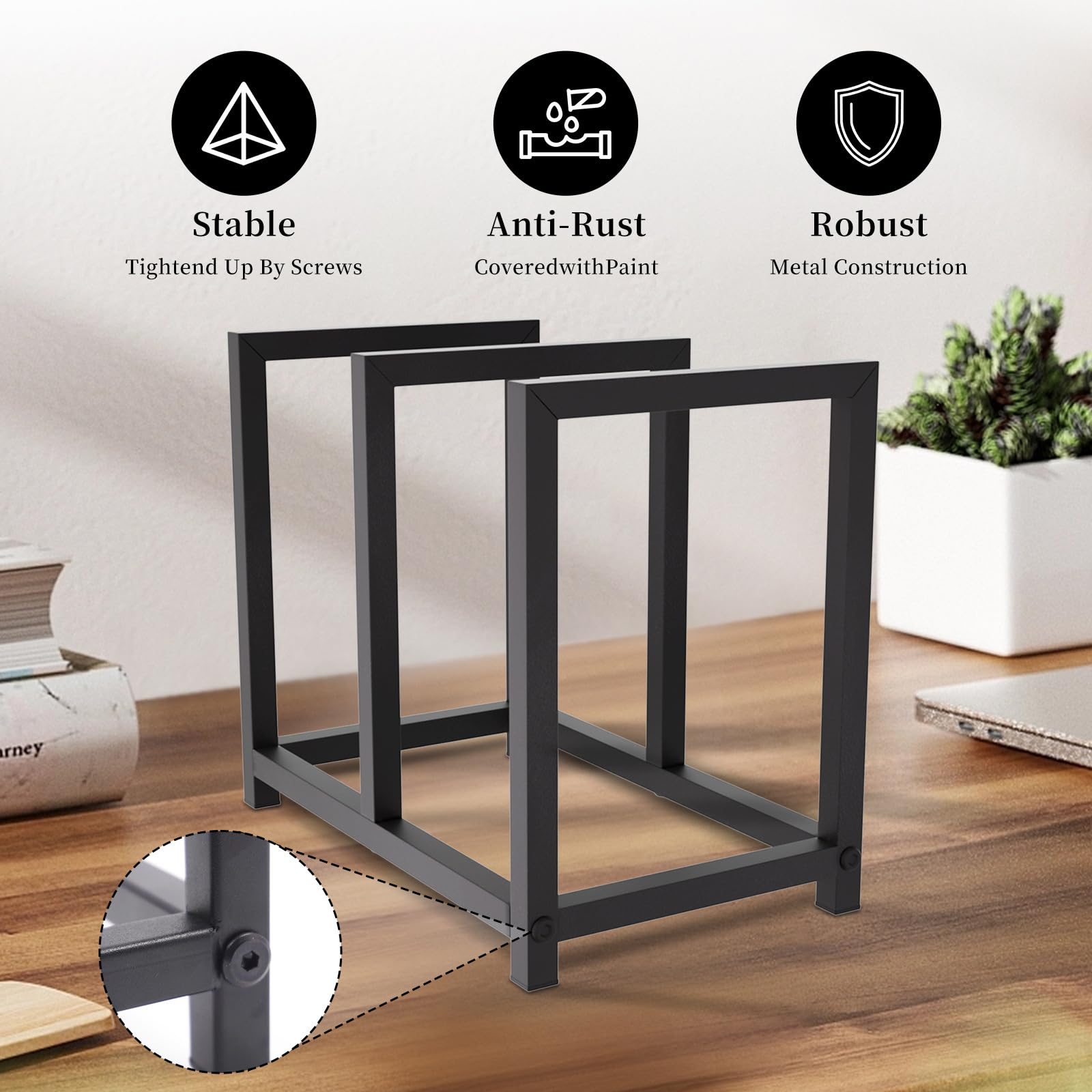 Espositore per dischi in vinile, design salvaspazio con struttura robusta per riporre album e accessori per giradischi, ideale per collezionisti di musica