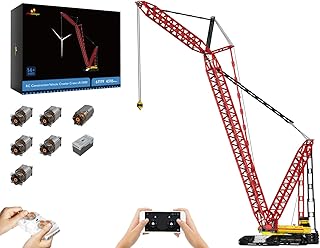 JMBricklayer 61119 Crawler Crane Building Block Kit - RC Crane Model Kit, Construction Vehicle Building Block Model Toys for Adult, Gift Toys for Teens Age 14+/Adults and Block Collectors(4318 Pieces)