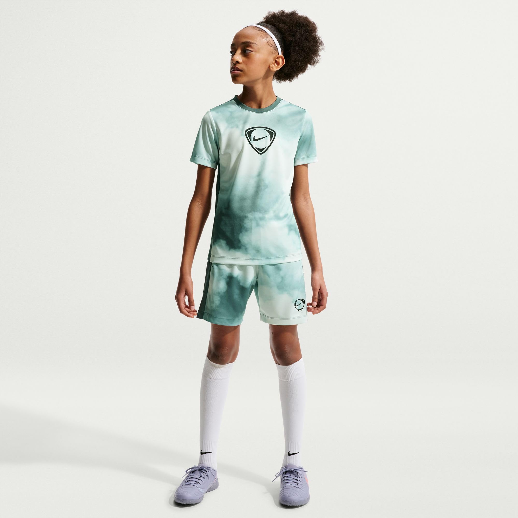 NIKE Top piłkarski z krótkim rękawem Uniseks - dzieci Nike Academy+ Dri-fit Kurzarm-fußballoberteil Für Ältere Kinder