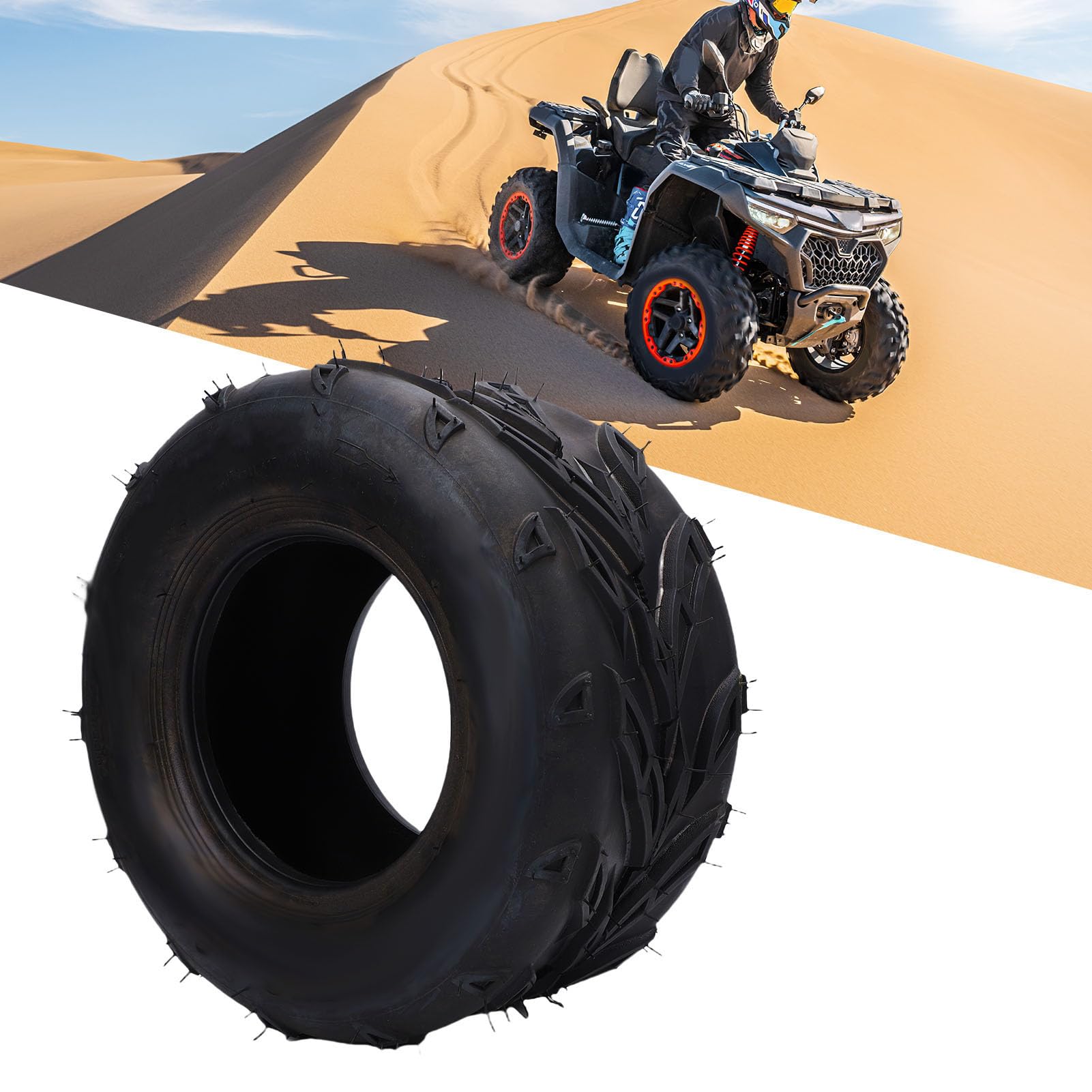 Fydun Sportowa Opona ATV 16x8-7 4 Warstwy Bezdętkowej Opona Terenowa ATV Off Road Trail Błoto Piasek na Drodze