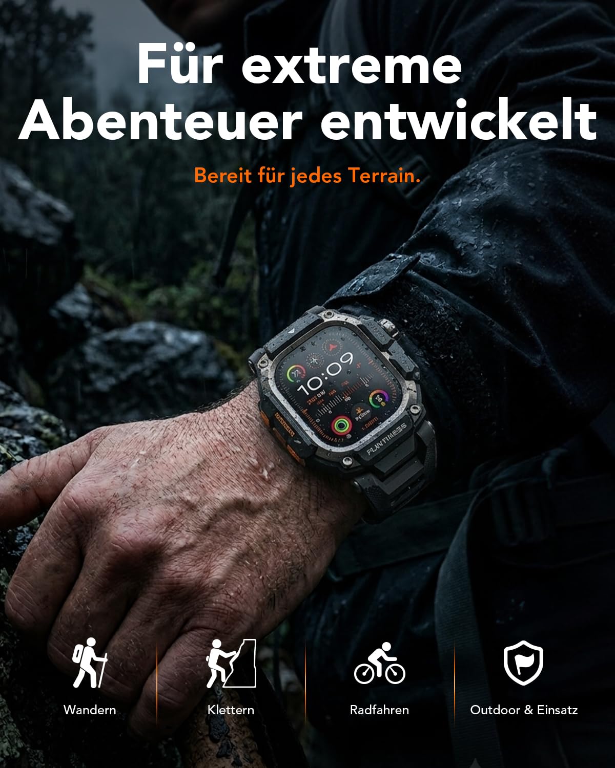 SPGUARD Pulsera compatible con Samsung Galaxy Watch 49 mm (2025/2024), correa de acero inoxidable, pulsera de metal para mujer y hombre, no para Galaxy Watch Ultra