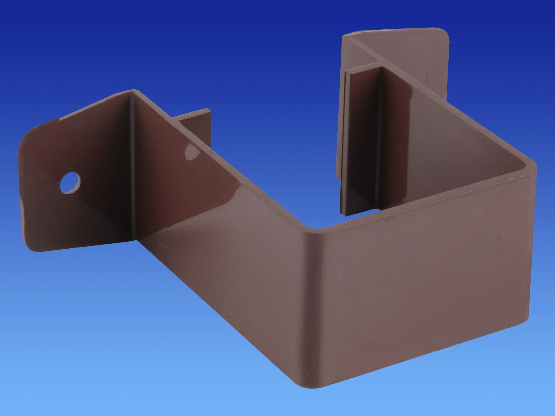 Wavin OSMA 4T833 Brown Pipe Bracket - Stand-Off for 61mm Square downpipe