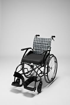 airweave 4-237011-1 Wheelchair Cushion, Approx. 15.4 x 15.4 x 2.2 inches 39 x 39 x 5.5 cm, Anti-Slip, Washable, Reduces Sitting Fatigue, Prevents Sitting and Falling