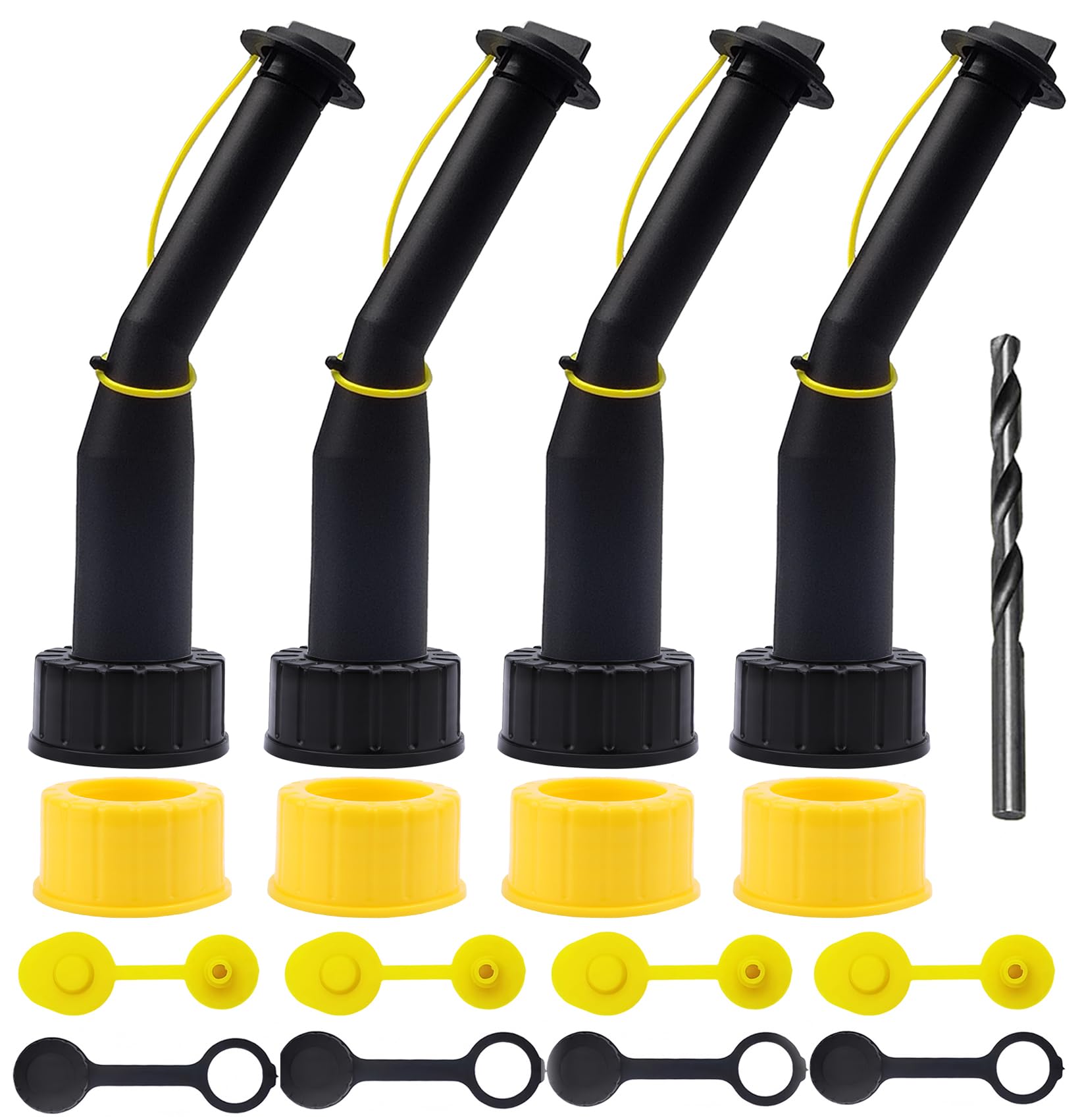 Amazon.com: Gas Can Spout Replacement Universal Kit Leakproof