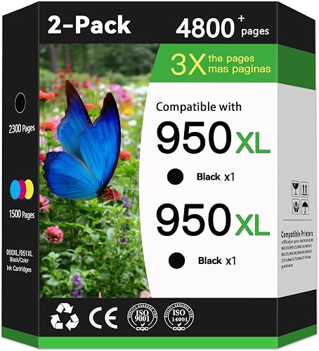 Cyberloom 950XL 951XL Ink Cartridges Compatible for HP 950XL 951XL Ink Replaceme