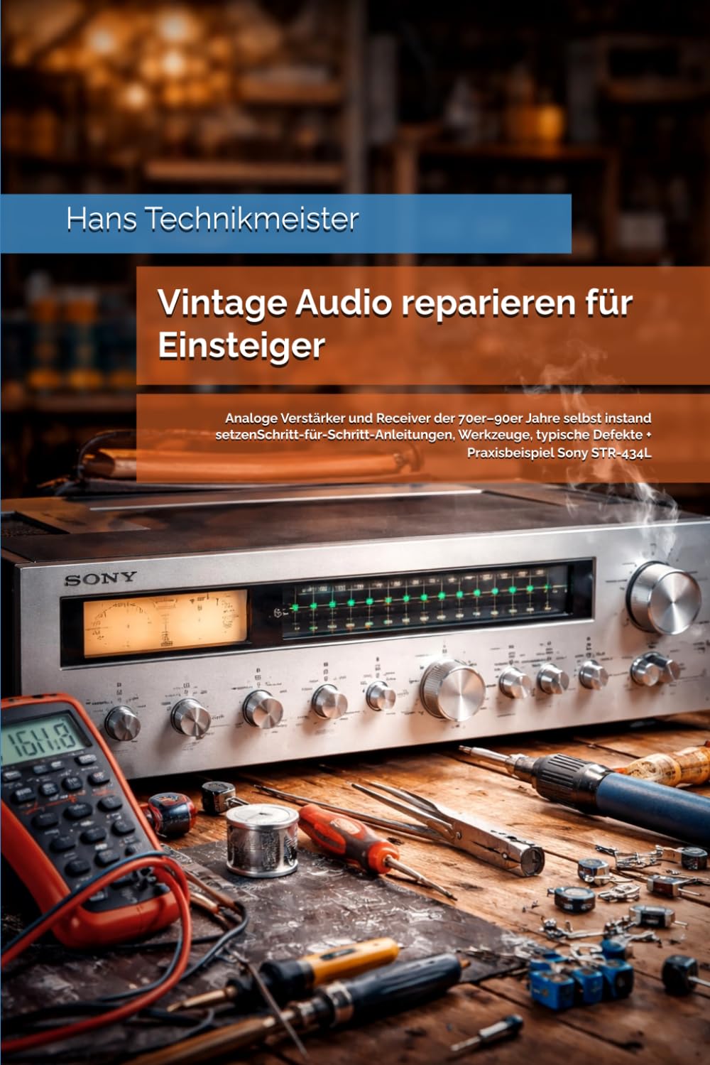 Vintage Audio reparieren für Einsteiger: Analoge Verstärker und Receiver der 70er–90er Jahre selbst instand setzenSchritt-für-Schritt-Anleitungen, ... STR-434L (Vintage HiFi Werkstatt, Band 1)