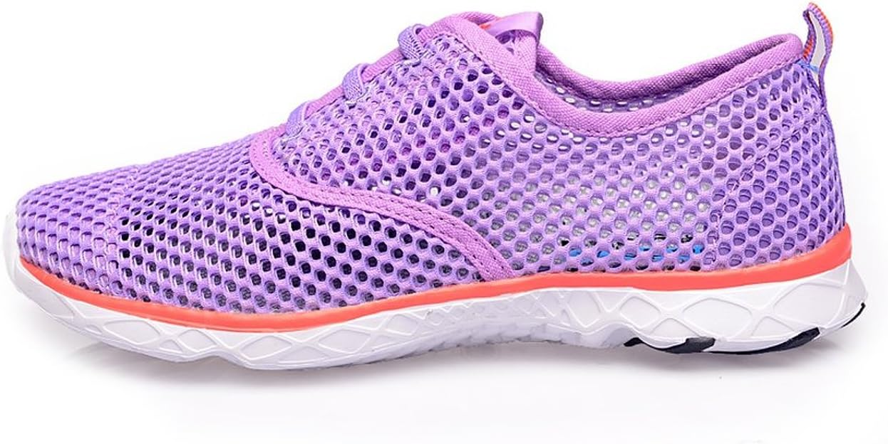 TooTa Wade Breathable Quick Drying Aqua Outdoor Water Shoes (6.5 B(M) US Women / 5.5 B(M) US Men, Purple)